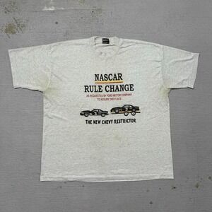 Vintage 90s NASCAR The New Chevy Restrictor Funny Shirt Size XXL